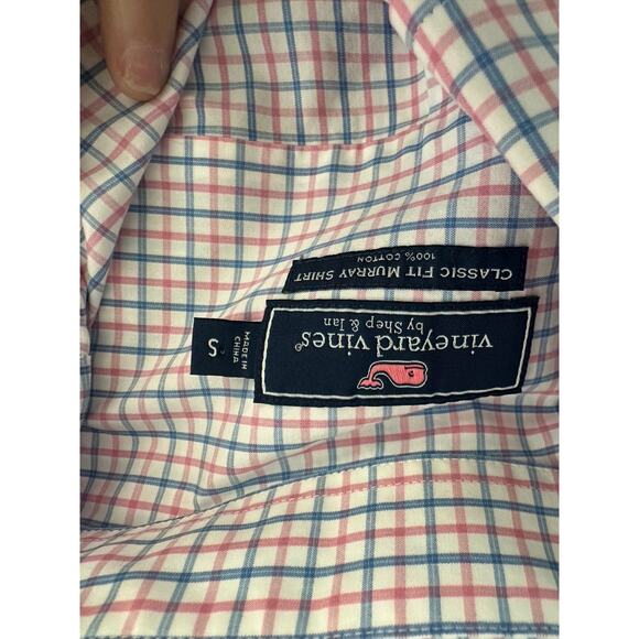 Vineyard Vines Men's Plaid Classic Fit Murray Button-Down Shirt Size Small - Picture 2 of 4